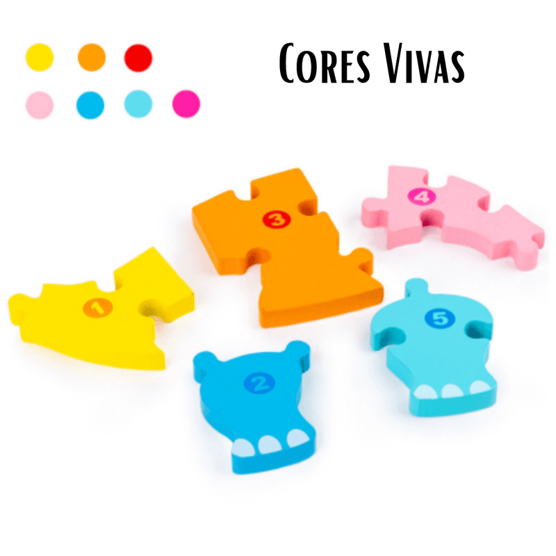 Quebra Cabeça Colorido Montessori - Infinito do Amor