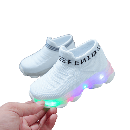 Tênis Infantil Com LED Fenid - Infinito do Amor