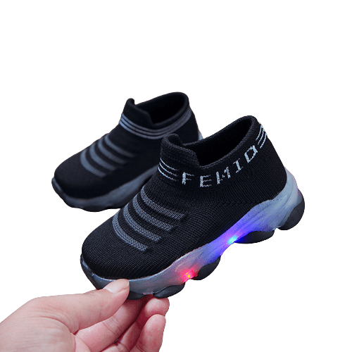 Tênis Infantil Com LED Fenid - Infinito do Amor