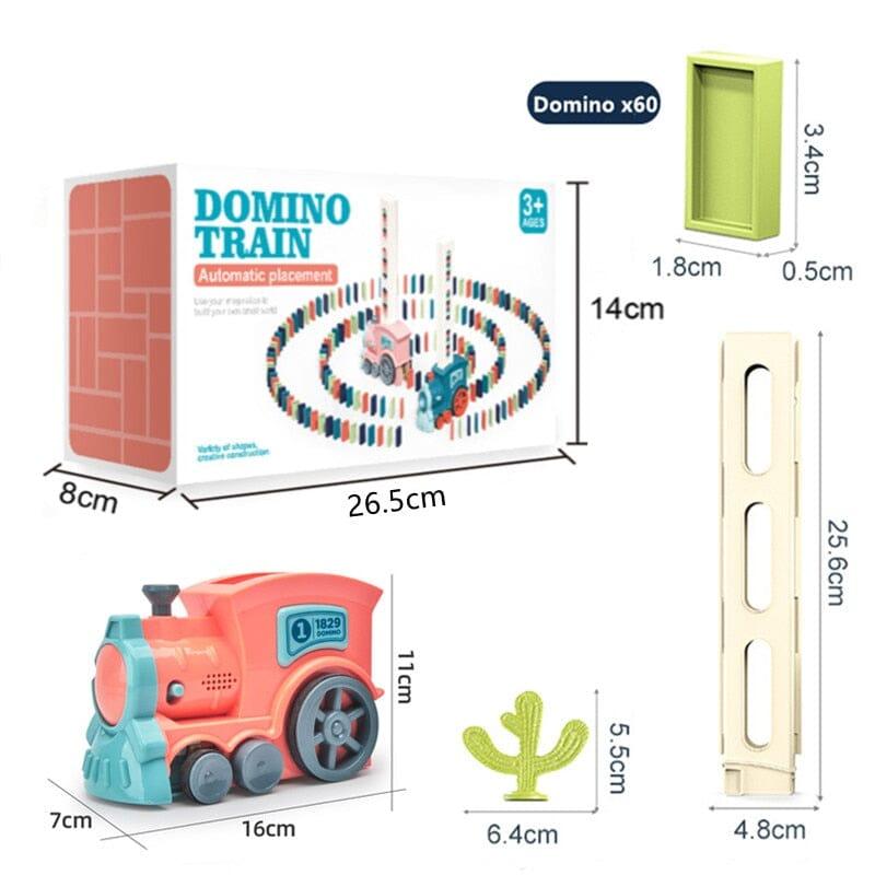 Trem de Brinquedo Empilhador de Dominó - Infinito do Amor